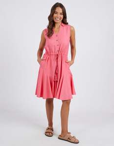 Clem Flippy Dress - Pink Lemonade