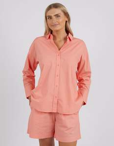 Shirts Blouses: Delia Shirt - Pastel Orange