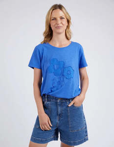 Tapestry Tee  / Royal Blue