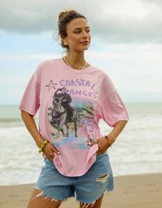 Coastal Ranger Tee / Bubblegum Pink