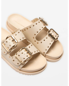Sandals: Amelia Slide / Nude