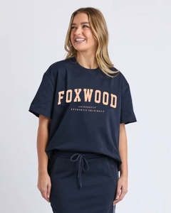 Interval Crews: Interval Tee - Navy Neon Peach