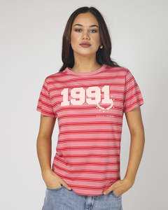 Ace Tee 1991 - Pink Stripe