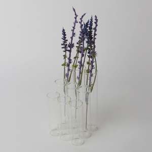 Gifts: Test Tube 9pc Vase 3x3 Sloped  H:15-10cm