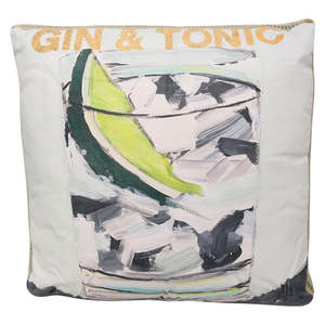 Art Cushion - Gin & Tonic