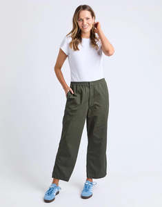 Relaxed Ankle Pant / Khaki