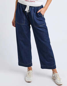Greta Slim Leg Denim Pants / Extra Dark Wash