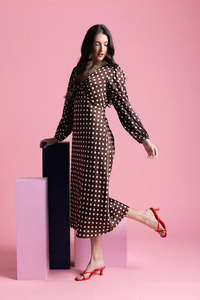 Seeking Lola: Take Me Out Dress / Walnut Spot