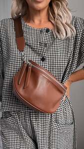 Gifts: Dani Leather Bag / Brown