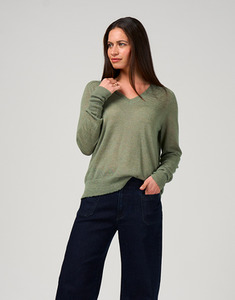 Knitwear: Lumira Sweater - Sage