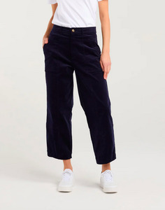 Roxi Baby Cord Barrel Leg Pant - Black