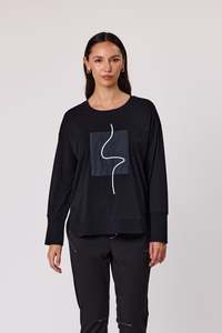 Duo 1: Bella Casual Top - Black