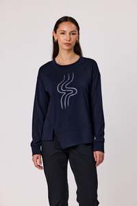 Hazel Merino Top - Ink