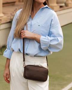 Louenhide: Bianca Crossbody Bag - Chocolate