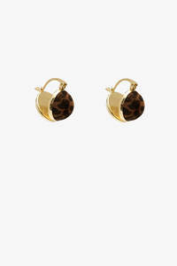 Leopard Pearl Drop Earring