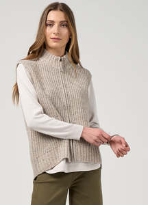 Campfire Vest - Pumice Fleck