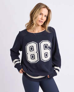 86 Fisherman Knit / Navy