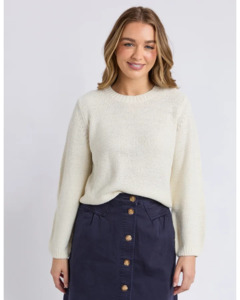 All: Blair L/S Knit / Vintage White