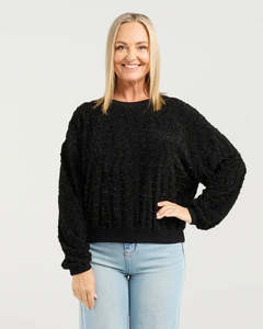 Zafina: Gaia Jumper / Black