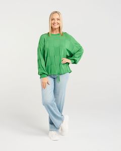 Zafina: Amaris Knit / Green