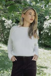 Knewe: Mia Sweater - Winter White