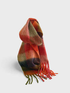 Multi Check Scarf - Autumn