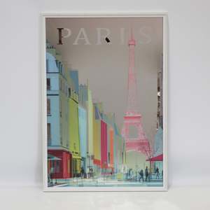 Paris Wall Art Mirror - 70x100cm