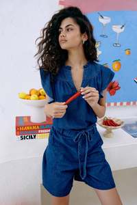 Melenia Denim Short - Indigo