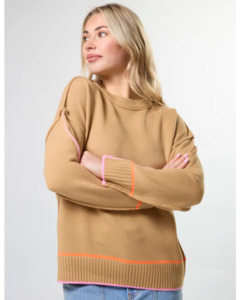 Dallas Jumper / Maple Sugar Neon