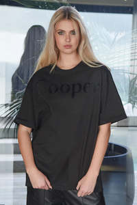 Cooper: Tick Flock T-Shirt - Black