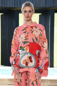 Button Me Up Shirt - Pink Table