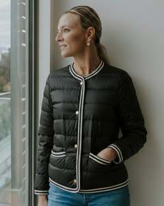 Fern 90/10 Down Jacket Black