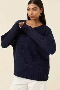 Wool: Luna Jumper - Navy