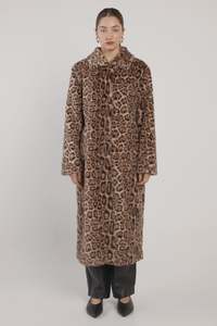 Fate Becker: Amaya Animal Print Coat