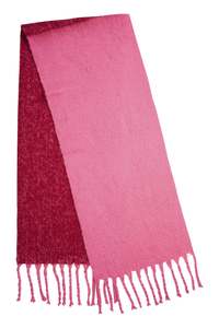 Haven: Monterosa Two Tone Scarf - Hot Pink