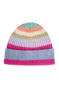 Haven: Alaska Stripe Beanie - Pink