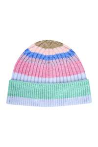 Alaska Stripe Beanie - Tan