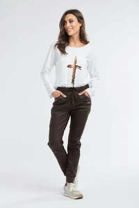 Italian Star: Suzi Jogger / Chocolate