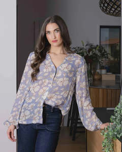 Full Of Life L/S Top / Sky Garden