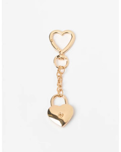 Keychain Gold Heart Locket