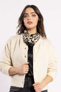 Scarves: Clip Scarf - Light Animal