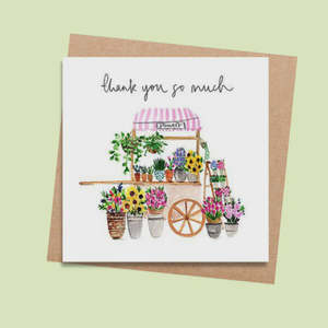 Under 50 Gifts: Thank You Flower Market Card
