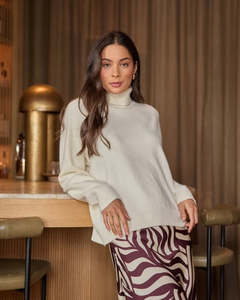 Knitwear: Skye Jumper / Vanilla