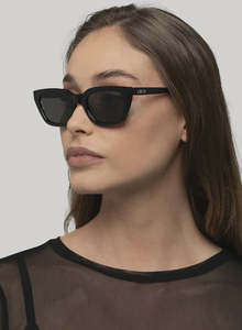 Otra Eyewear: Nove Sunglasses - Black/Smoke.