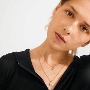 Pilgrim Jewellery: Shift Necklace 2-In-1 Set - Gold Plated