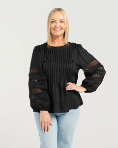 Seduce: Fatima Top / black