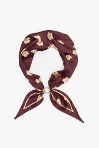 Antler: Pearl Bow Fasten Neck Tie - Marigold