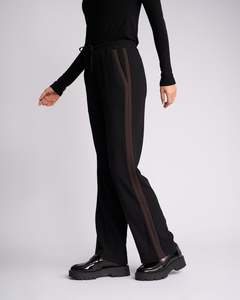Knewe: Bowie Pant - Black/Chocolate