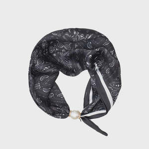 Pearl fasten Neck Tie - Monarch Paisley