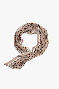 Pull Through Neck Tie - Taupe Pebble